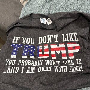 If you don't like trump Tshirt Gray Large Box 7